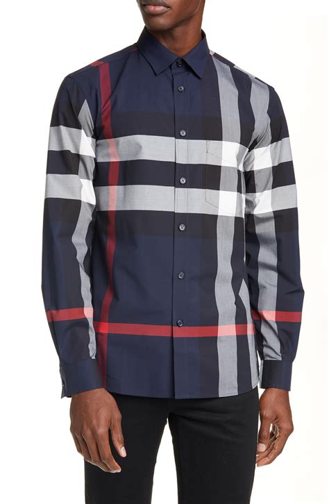 burberry shirt dress blue|burberry men's blue plaid scarf.